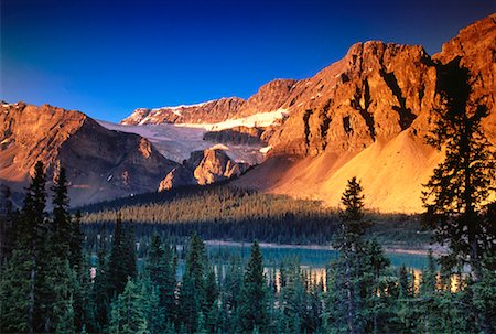 Crowfoot Glacier Bow Lake, Banff-Nationalpark in Alberta, Kanada Stockbilder - Lizenzpflichtiges, Bildnummer: 700-00020324