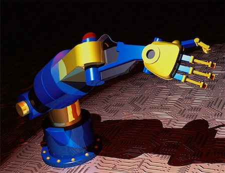 robotic hands - Robotic Arm Stock Photo - Rights-Managed, Code: 700-00020379