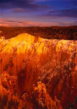 daryl benson canyon - Grand Canyon of the Yellowstone Yellowstone National Park Wyoming, USA Stock Photo - Rights-Managed, Code: 700-00020581