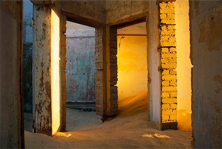 Interior of Abandoned Building Kolmanskop, Namibia Stock Photo - Rights-Managed, Code: 700-00022325