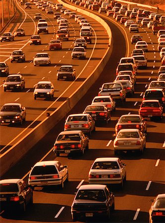 Rush Hour Traffic Don Valley Parkway, Toronto Ontario, Canada Stock Photo - Rights-Managed, Code: 700-00022524