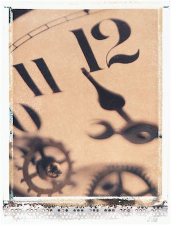 simsearch:700-00165882,k - Close-Up of Clock Face with Gears Stock Photo - Rights-Managed, Code: 700-00022800