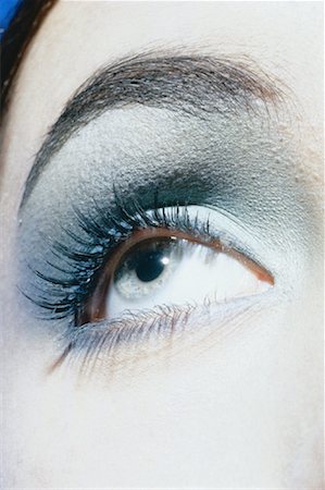simsearch:700-00161564,k - Close-Up of Eye with Make-up Fotografie stock - Rights-Managed, Codice: 700-00023006