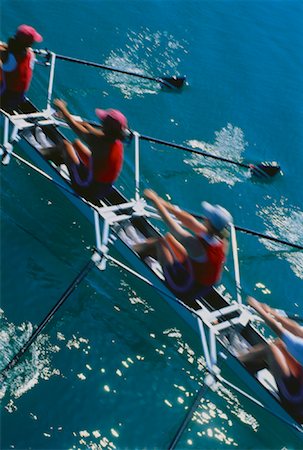 Overhead View of Female Rowers Ontario, Canada Stock Photo - Rights-Managed, Code: 700-00023188