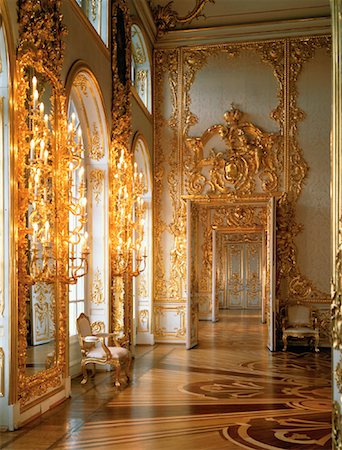 simsearch:700-00634314,k - Interior of Catherine Palace Outside St. Petersburg, Russia Fotografie stock - Rights-Managed, Codice: 700-00023194