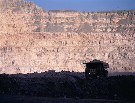 dump truck at open pit mine - Copper Mine Chile Stock Photo - Rights-Managed, Code: 700-00034104
