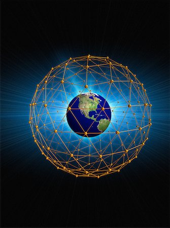simsearch:700-00065726,k - Globe in Wire Sphere North and South America Stock Photo - Rights-Managed, Code: 700-00034259
