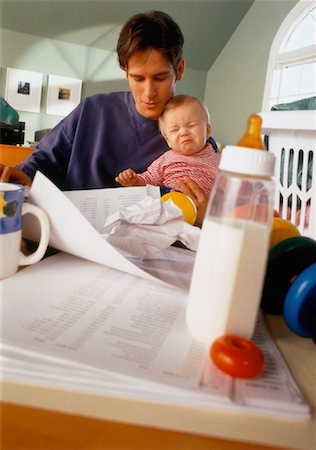 Father Holding Child Stock Photo - Rights-Managed, Code: 700-00034341