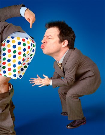 Businessman Kissing Butt Stock Photo - Rights-Managed, Code: 700-00035064