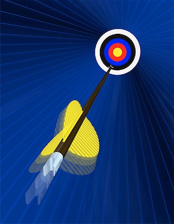 Arrow and Target Stock Photo - Rights-Managed, Code: 700-00035172