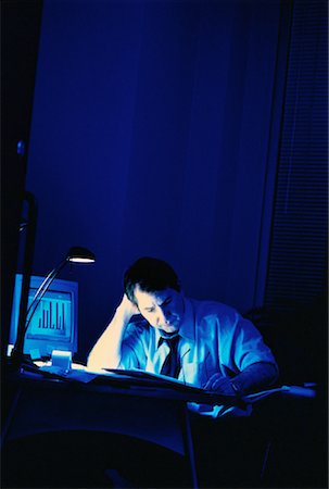 simsearch:700-00032848,k - Businessman Working Stock Photo - Rights-Managed, Code: 700-00035238