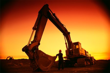 simsearch:700-03243899,k - Backhoe at Sunset Calgary, Alberta, Canada Stock Photo - Rights-Managed, Code: 700-00035470