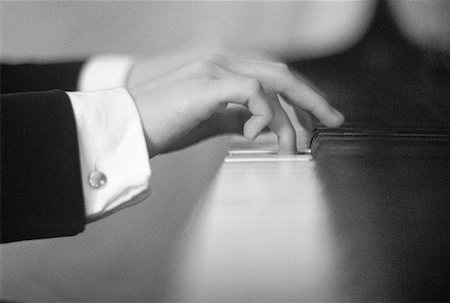 Close-Up of Hands Playing Piano Stock Photo - Rights-Managed, Code: 700-00035501