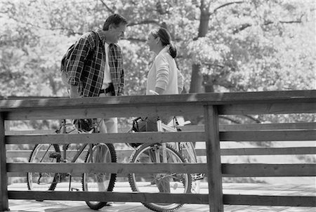 Couple with Bicycles Stock Photo - Rights-Managed, Code: 700-00036396