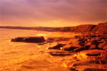 prince edward island nature - Rocky Shore Prince Edward Island, Canada Stock Photo - Rights-Managed, Code: 700-00037550