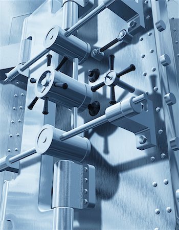 strongroom - Close-Up of Safe with Open Door Stock Photo - Rights-Managed, Code: 700-00037637