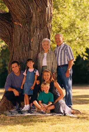 simsearch:700-00048144,k - Portrait of Family Outdoors Stock Photo - Rights-Managed, Code: 700-00037872