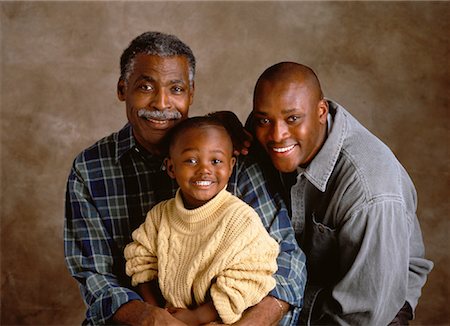 Portrait of Grandfather, Father And Son Stock Photo - Rights-Managed, Code: 700-00038245