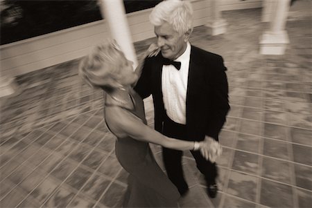 Mature Couple Dancing in Formal Wear Stock Photo - Rights-Managed, Code: 700-00038779