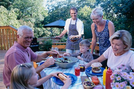 Family at Barbecue Stock Photo - Rights-Managed, Code: 700-00038840