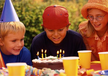 simsearch:600-00060932,k - Children at Birthday Party Stock Photo - Rights-Managed, Code: 700-00039340