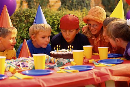 Children at Birthday Party Stock Photo - Rights-Managed, Code: 700-00039341