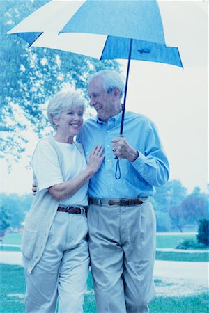 simsearch:700-00090323,k - Mature Couple in Rain Stock Photo - Rights-Managed, Code: 700-00039579