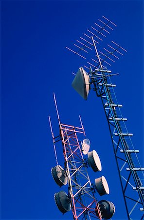 Microwave Towers Parksville, Vancouver Island British Columbia, Canada Fotografie stock - Rights-Managed, Codice: 700-00031029