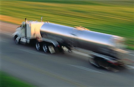 Blurred View of Transport Truck Stock Photo - Rights-Managed, Code: 700-00031421