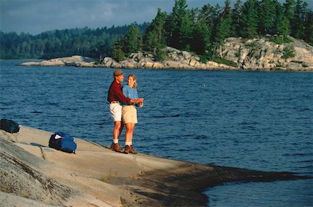 simsearch:700-00031157,k - Couple Fishing Temagami, Ontario, Canada Stock Photo - Rights-Managed, Code: 700-00032615