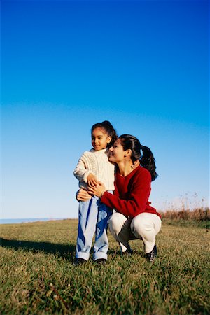 Mother and Daughter Outdoors Stock Photo - Rights-Managed, Code: 700-00032814