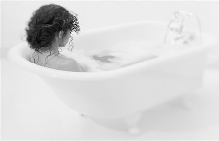 simsearch:700-01694805,k - Woman Taking Bath Stock Photo - Rights-Managed, Code: 700-00032822