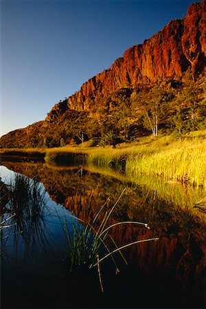 Glen Helen parc naturel le territoire du Nord Ouest McDonnell gammes, Australie Photographie de stock - Rights-Managed, Code: 700-00033797