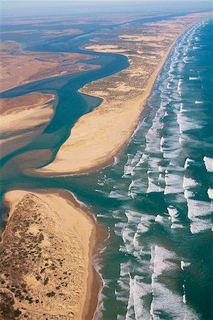 Mouth of the Murray River and the Coorong, Goolwa, South Australia Australia Stock Photo - Rights-Managed, Code: 700-00033819