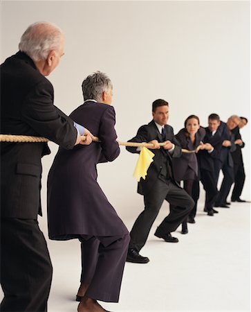Business People Playing Tug-of-War Stock Photo - Rights-Managed, Code: 700-00044364