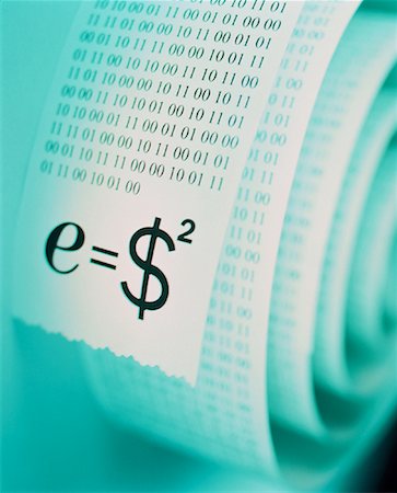 simsearch:700-00040014,k - Roll of Paper with Binary Code And E-Commerce Equation Stock Photo - Rights-Managed, Code: 700-00044502