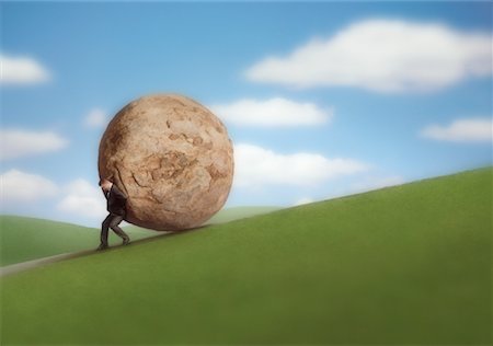rolling ball uphill
