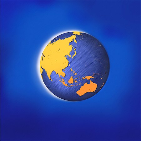 simsearch:700-00036132,k - Globus-Asien und Australien Stockbilder - Lizenzpflichtiges, Bildnummer: 700-00045876