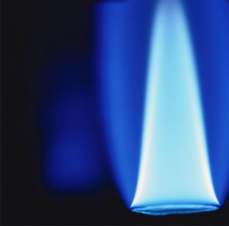 Close-Up of Natural Gas Flame Stock Photo - Rights-Managed, Code: 700-00046074