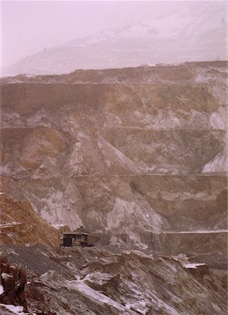 dump truck at open pit mine - Copper Mine Butte, Montana, USA Stock Photo - Rights-Managed, Code: 700-00046079