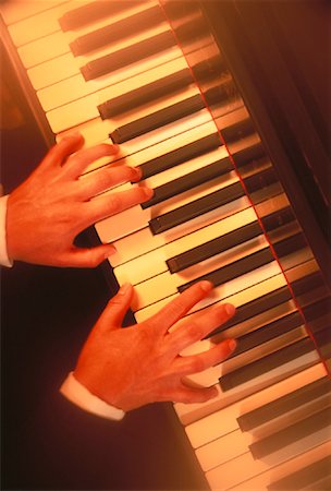simsearch:700-02757138,k - Close-Up of Hands Playing Piano Stock Photo - Rights-Managed, Code: 700-00046270
