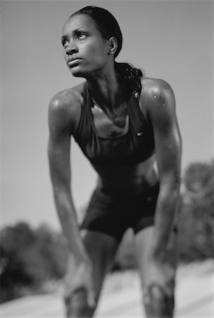 Black female athletes hi-res stock photography and images - Alamy