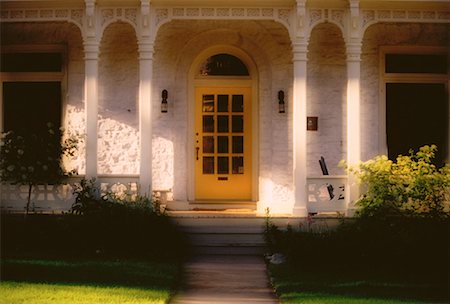 Front Steps and Doorway of House Kingston, Ontario, Canada Stock Photo - Rights-Managed, Code: 700-00048687