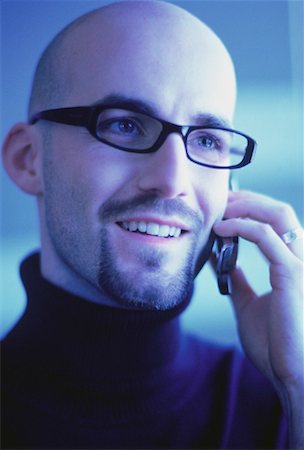 Man Using Cell Phone Stock Photo - Rights-Managed, Code: 700-00049261