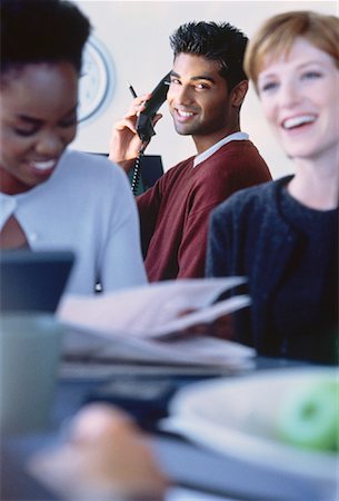 diversity indian workers - Business People in Meeting Foto de stock - Con derechos protegidos, Código: 700-00049623