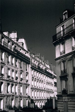paris in black and white - Buildings Paris, France Stock Photo - Rights-Managed, Code: 700-00040577
