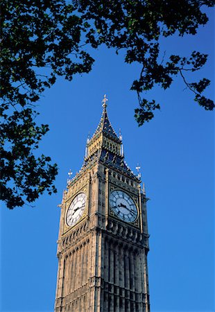 simsearch:700-00040599,k - Big Ben and Sky London, England Fotografie stock - Rights-Managed, Codice: 700-00040696