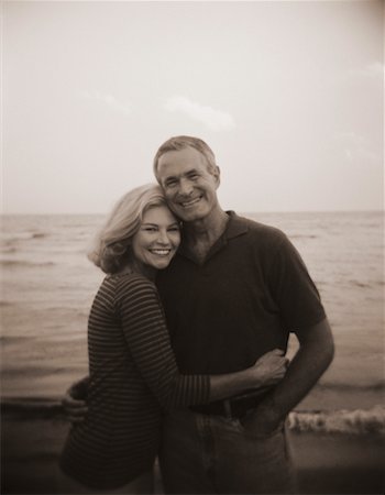 peter griffith - Portrait of Mature Couple on Beach Stock Photo - Rights-Managed, Code: 700-00040734