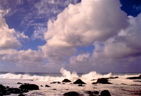 simsearch:600-00029953,k - Abstürzenden Surf Felsen North Shore, Oahu, Hawaii, USA Stockbilder - Lizenzpflichtiges, Bildnummer: 700-00041807