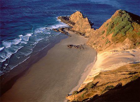 Rivage du Cap Reinga, Tasman Sea North Island, Nouvelle-Zélande Photographie de stock - Rights-Managed, Code: 700-00042781